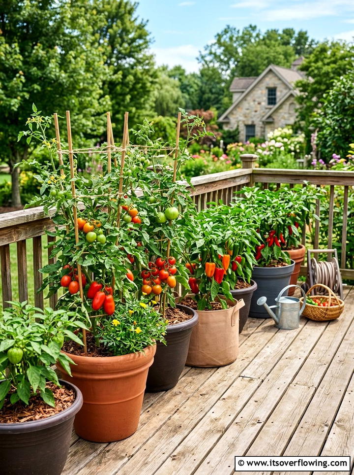 Vegetable Garden In Containers - 25 garden design ideas with container clusters