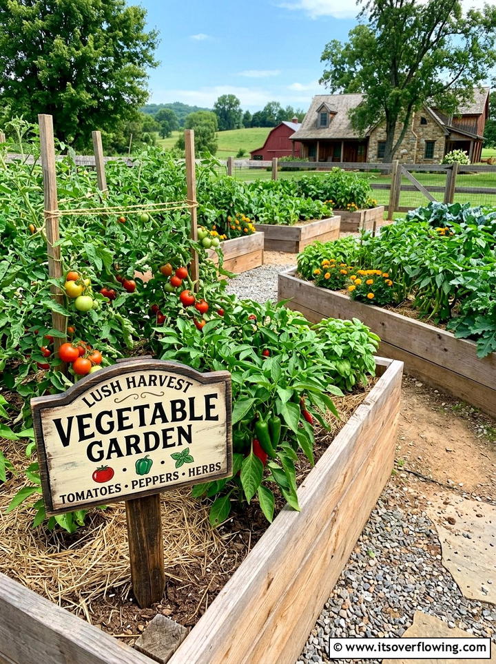 Vegetable Garden Marker - 25 garden ideas with garden signs