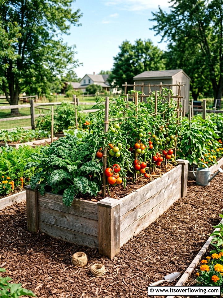 Vegetable Garden Planter Box - 25 garden decor ideas with wooden planters