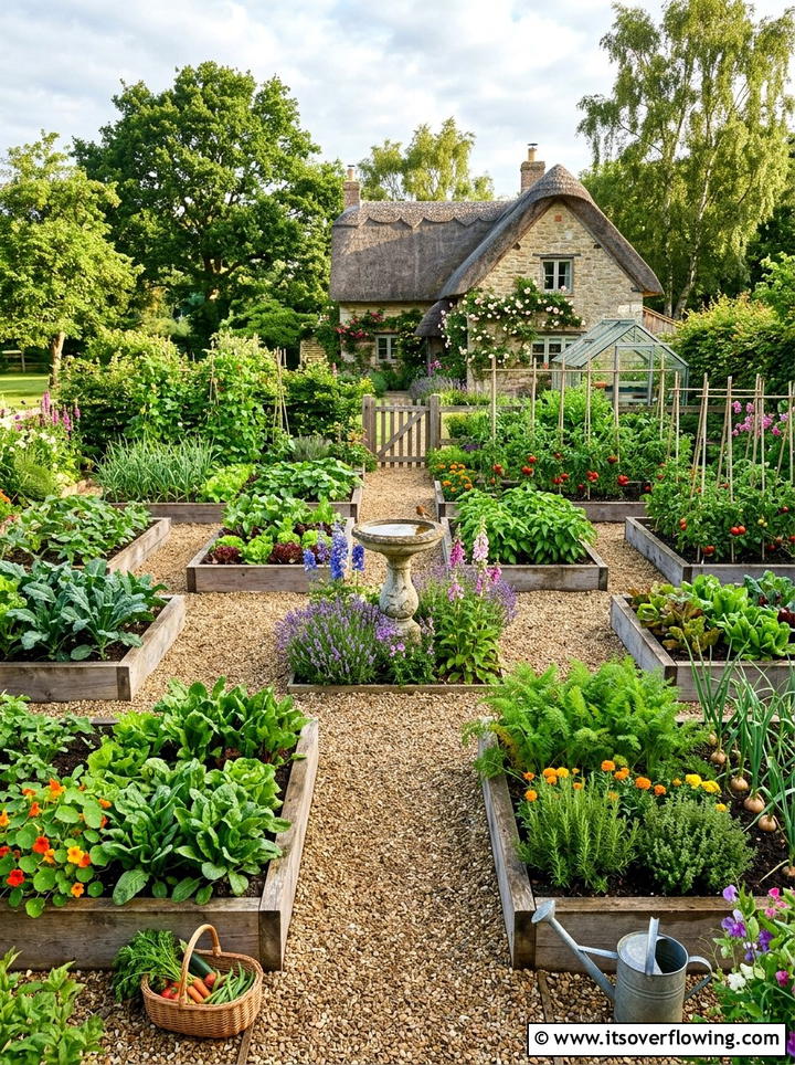 Vegetable Kitchen Garden - 25 creative garden ideas for large yards