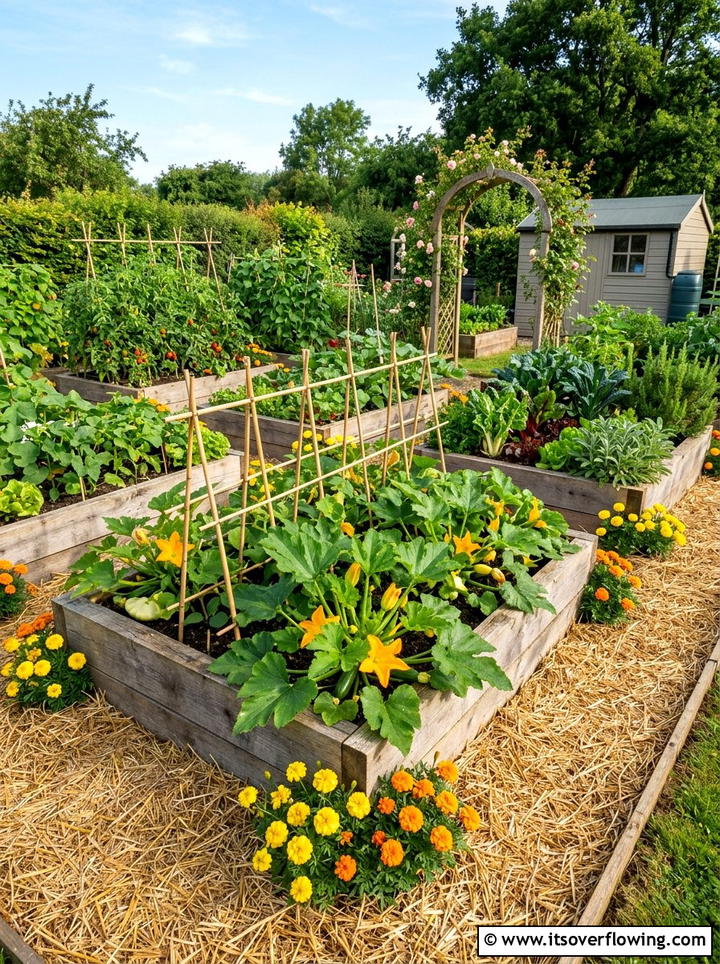 Vegetable Patch - 25 garden ideas for bees