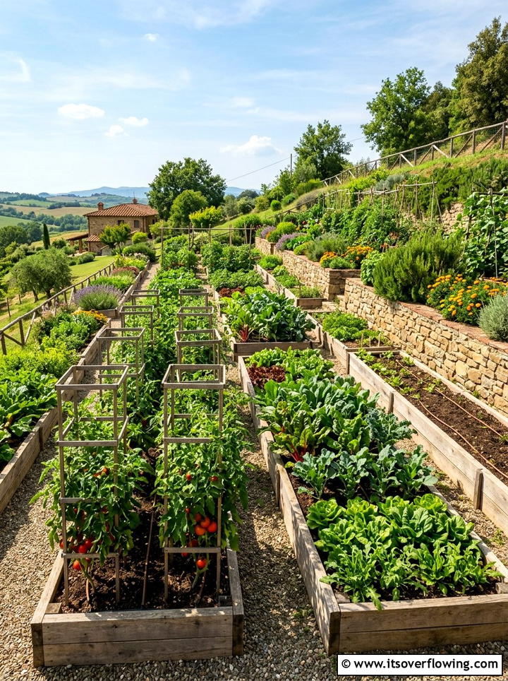 Vegetable Patch - 25 garden ideas for sloped yards