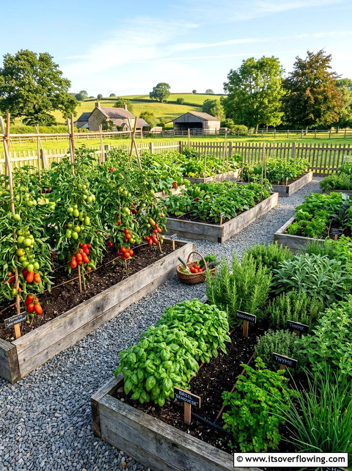Vegetable Patch - 25 small garden ideas with no lawn