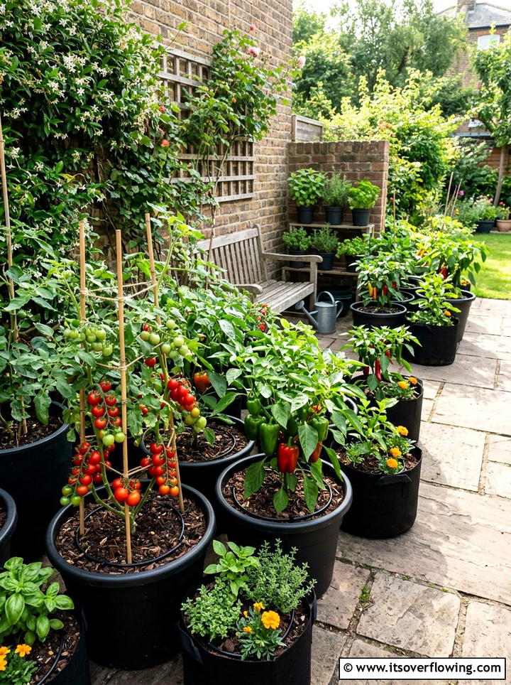 Vegetable Pot Garden - 25 garden ideas for balconies