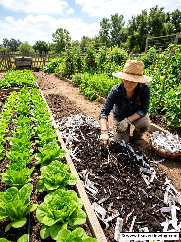 Vegetable garden soil amendment - 25 recycled garden ideas with newspapers