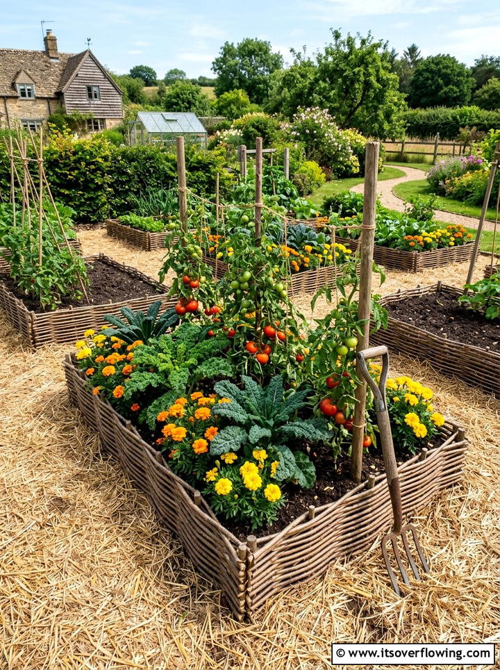 Vegetable patch design - 25 garden ideas for cottage homes