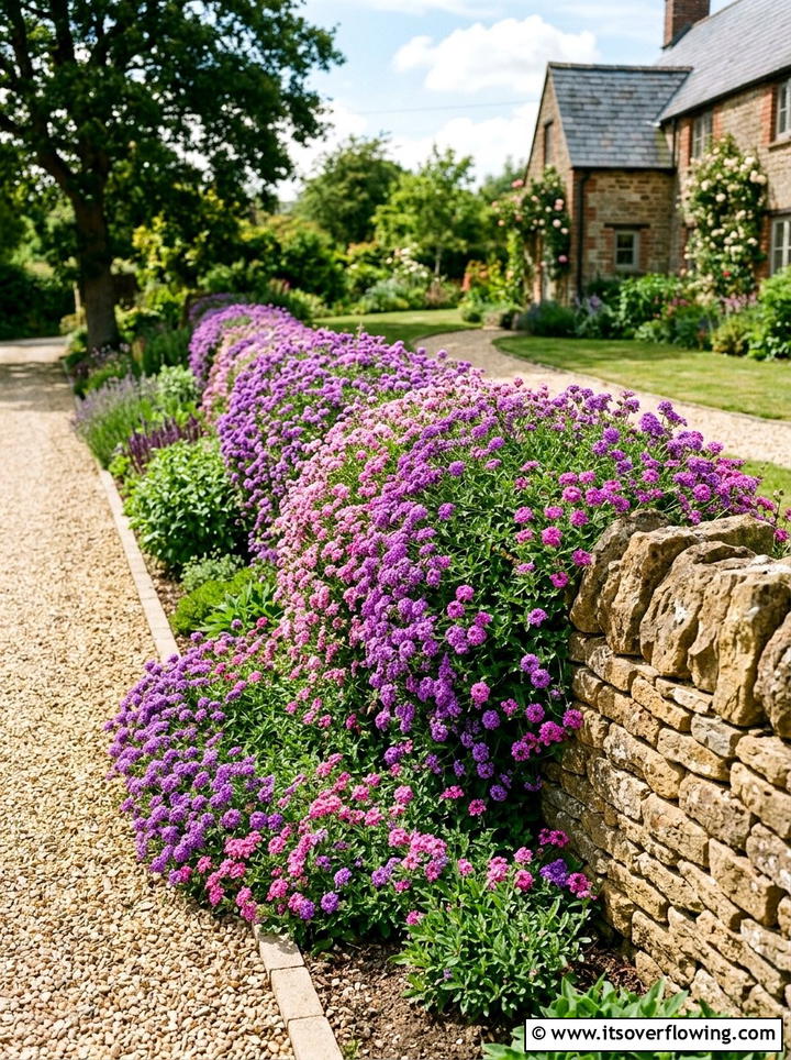 Verbena ground cover - 25 creative garden ideas with hummingbird plants