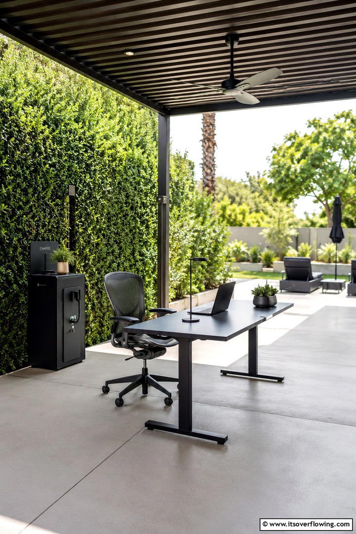 Versatile Outdoor Workspace - 30 Modern Backyard Ideas to Transform Your Outdoor Oasis