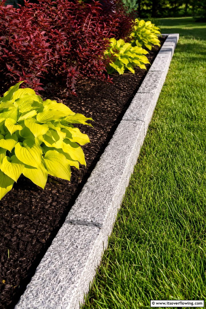 Versatile Stone Edging - 30 Stone Garden Ideas for Natural Outdoor Landscaping Designs