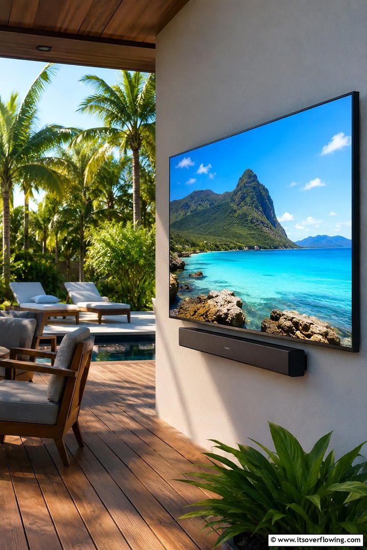 Versatile Wireless Streaming - 30 Outdoor TV Ideas for Entertainment Under the Sky