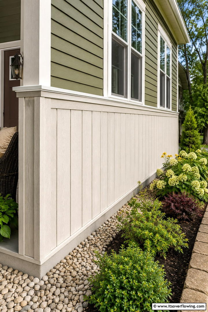 Vertical Board and Batten Wainscoting - 25 Exterior Wainscoting Ideas to Enhance Your Home’s Curb Appeal
