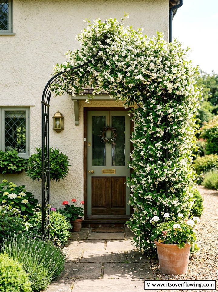 Vertical Entryway Trellis - 25 garden design ideas for entryways