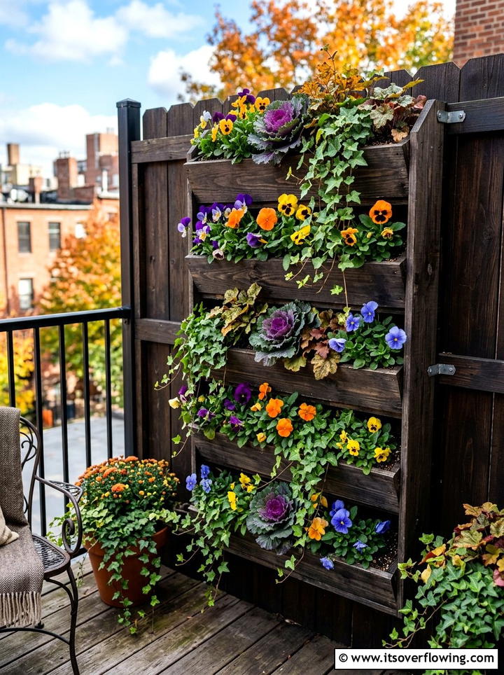 Vertical Fall Garden - 25 garden ideas for fall
