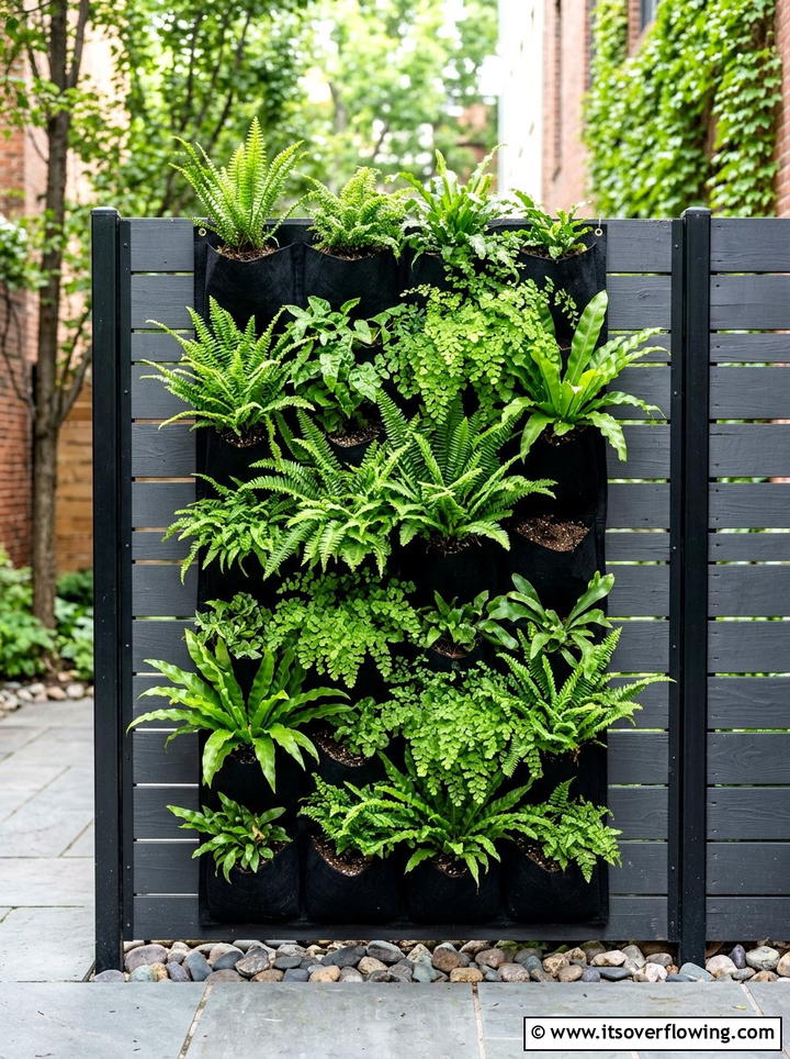 Vertical Garden - 25 backyard ideas for low upkeep