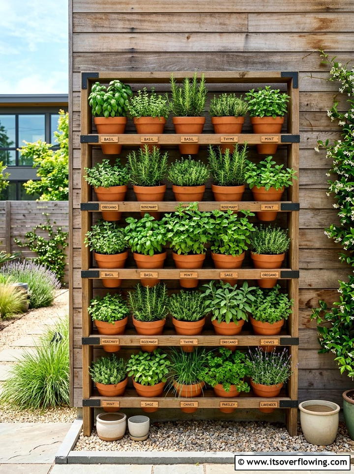 Vertical Garden - 25 backyard ideas on a budget