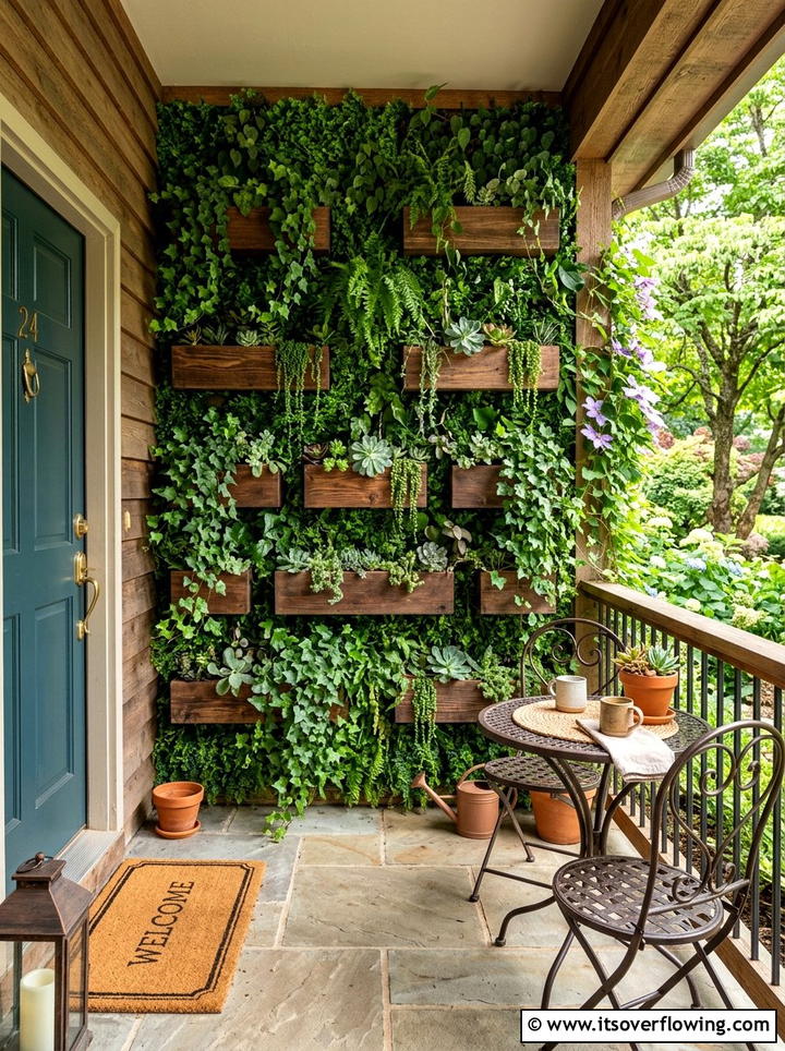 Vertical Garden Front Porch - 25 front porch ideas with summer decor