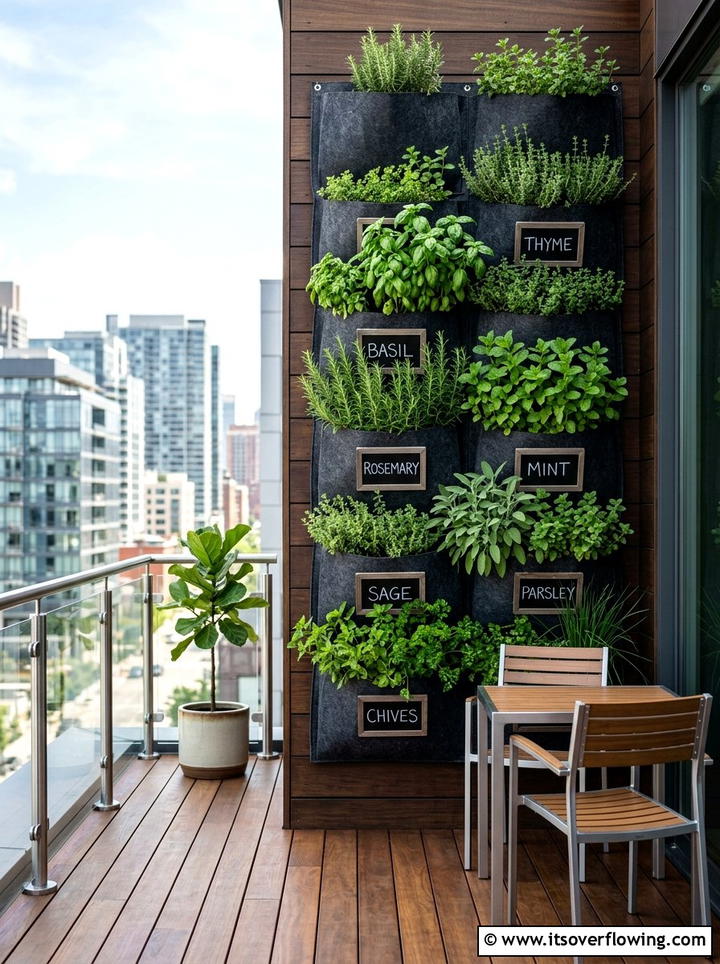 Vertical Garden Label - 25 creative garden ideas with personalized signs