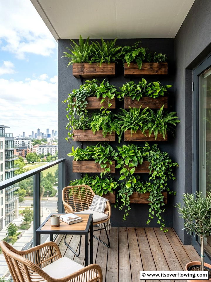 Vertical Garden Planter - 25 small garden ideas for apartments