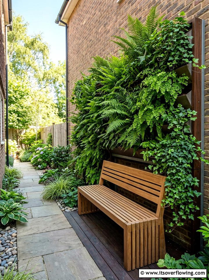 Vertical Garden Seating - 25 garden design ideas with seating zones