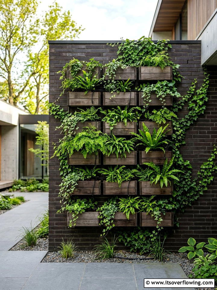 Vertical Garden Wall - 25 small garden ideas