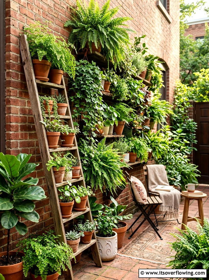 Vertical Garden Wall - 25 small garden ideas for renters