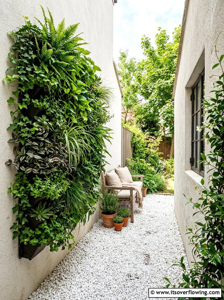 Vertical Garden With Gravel Floor - 25 backyard decorating ideas with gravel zones