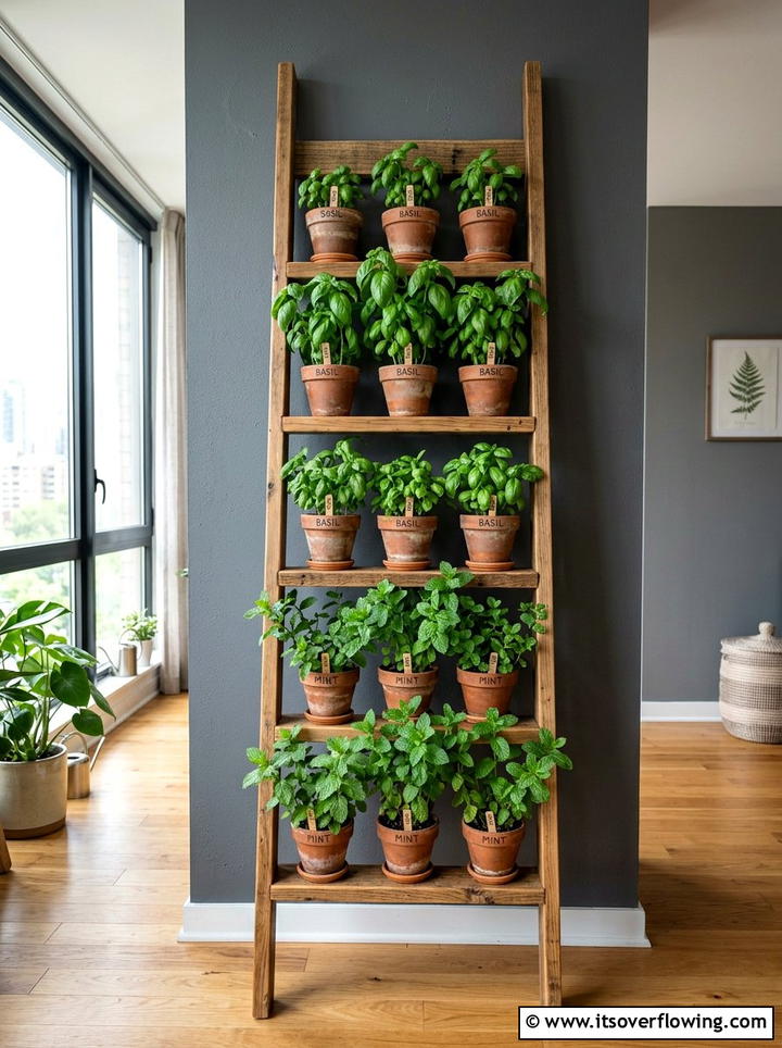Vertical Herb Garden - 25 front porch ideas diy