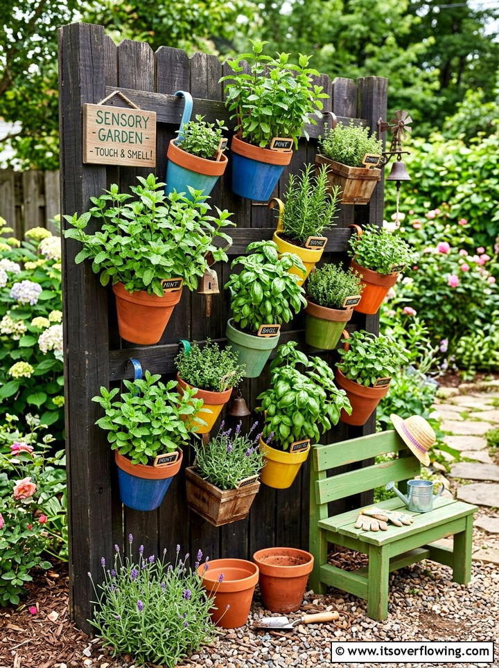 Vertical Herb Garden For Kids - 25 small garden ideas with kids corner