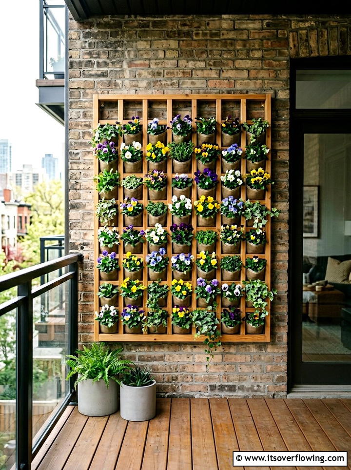 Vertical Porch Garden - 25 front porch decor ideas with florals