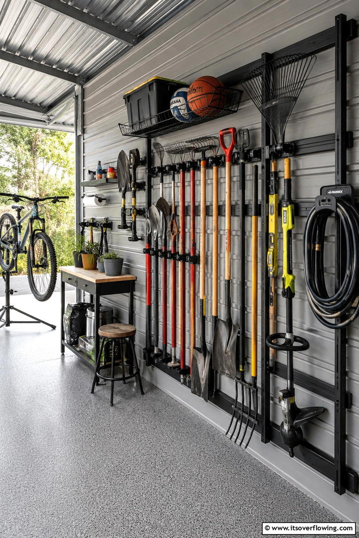 Vertical Storage Racks - 30 Practical Outdoor Storage Ideas for a Tidy Yard