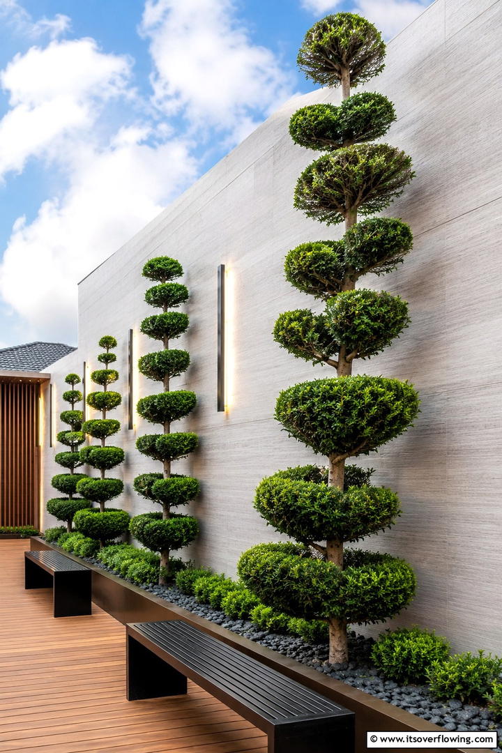Vertical Tree Sculpture - 30 Tree Landscaping Ideas for Shade, Privacy, and Curb Appeal