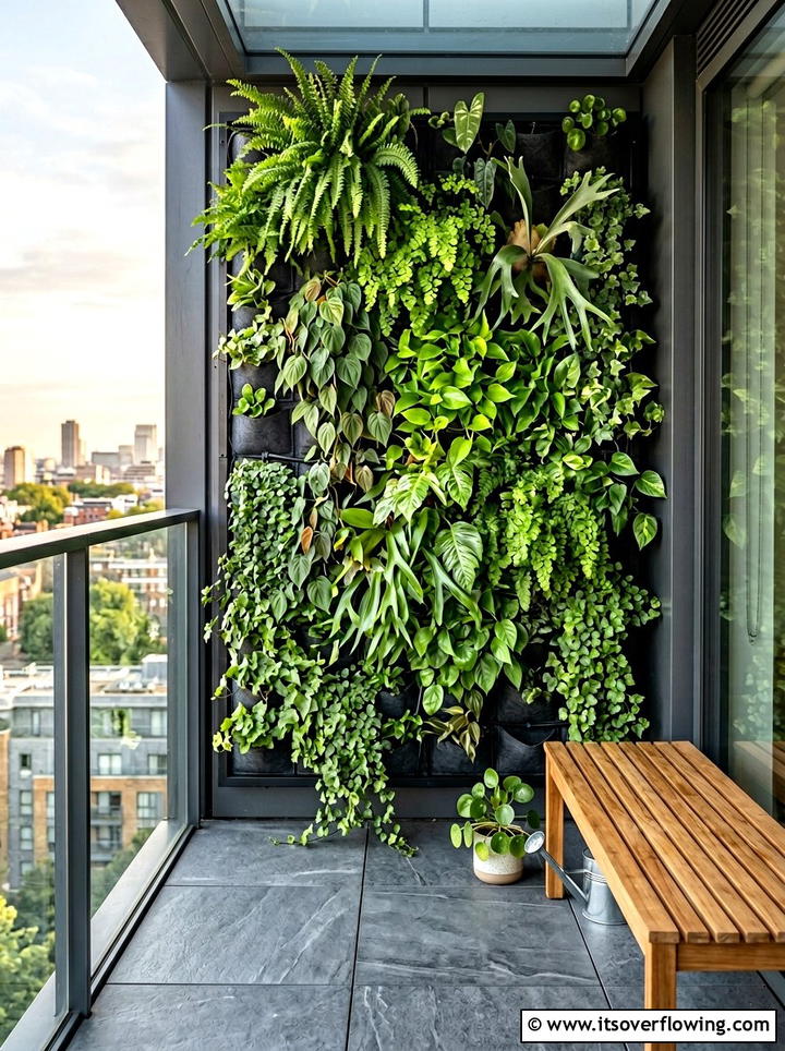 Vertical Wall Garden - 25 small garden ideas for urban homes