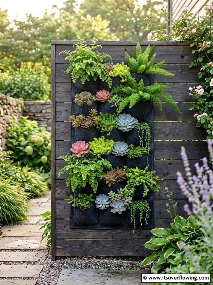 Vertical Wall Planter - 25 garden ideas diy