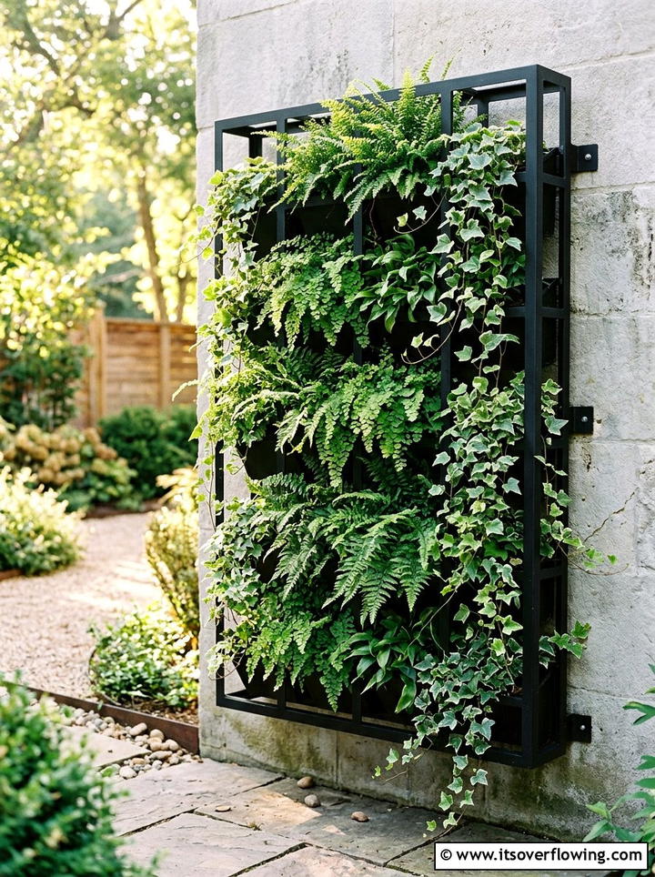 Vertical Wall Planter - 25 garden ideas for balconies
