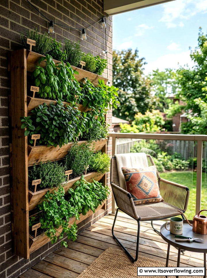 Vertical garden on porch - 25 front porch decor ideas for summer