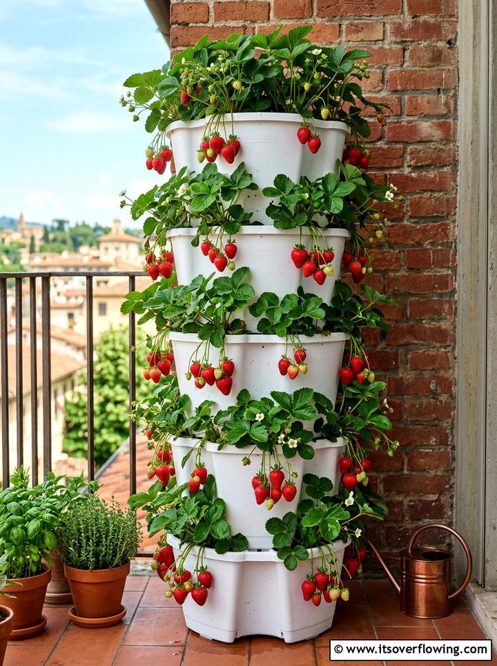 Vertical garden plastic tub - 25 recycled garden ideas with storage bins