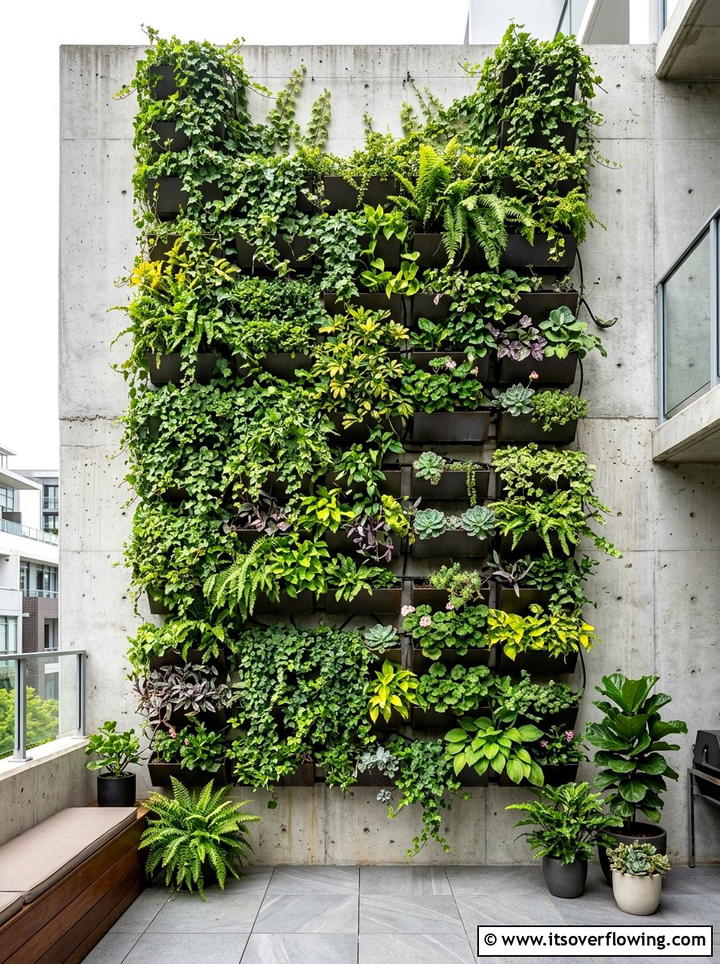 Vertical garden wall - 25 garden design ideas with retaining walls
