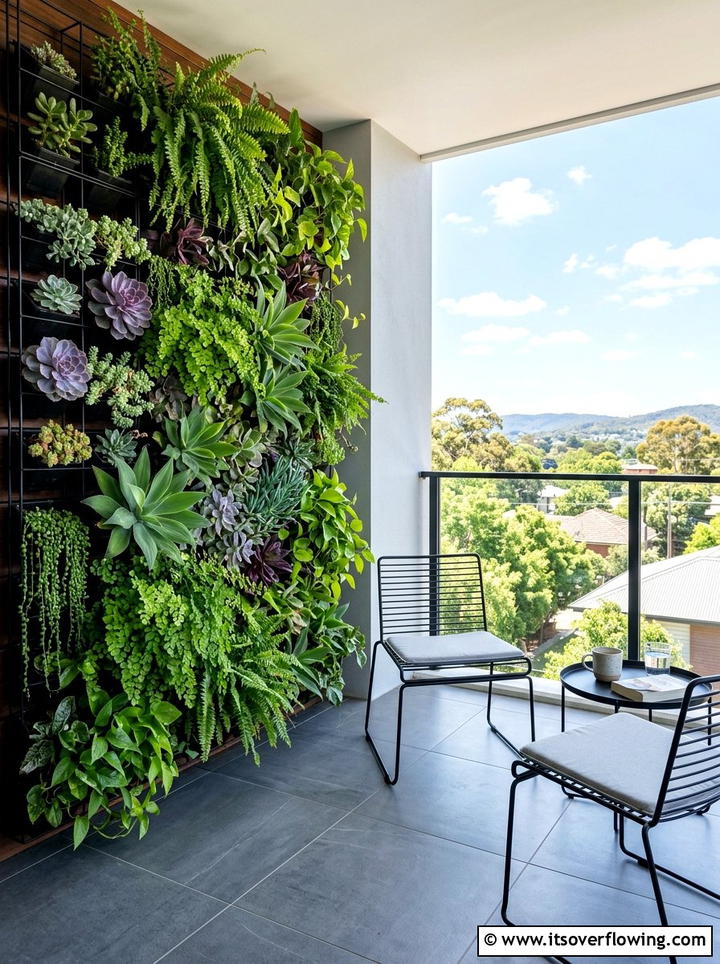 Vertical garden walls - 25 garden decor ideas for patios