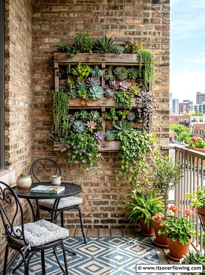 Vertical pallet garden - 25 cheap garden ideas with drought tolerant plants