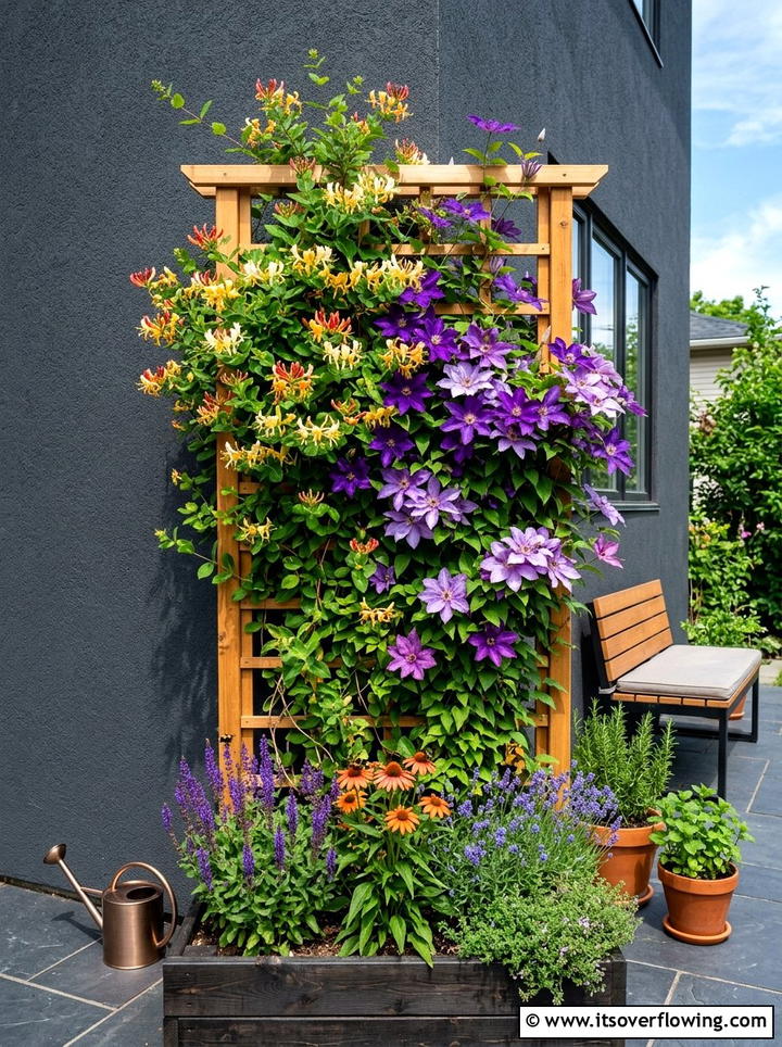 Vertical pollinator garden - 25 garden ideas with pollinator plants