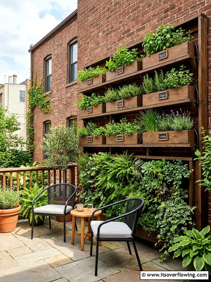 Vertical raised garden wall - 25 backyard ideas with raised beds