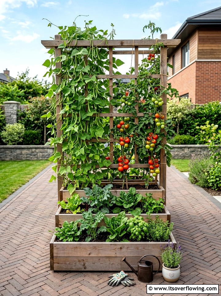 Vertical vegetable garden - 25 garden design ideas