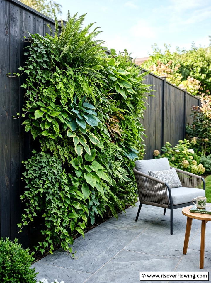 Vertical wall garden - 25 garden design ideas for small yards