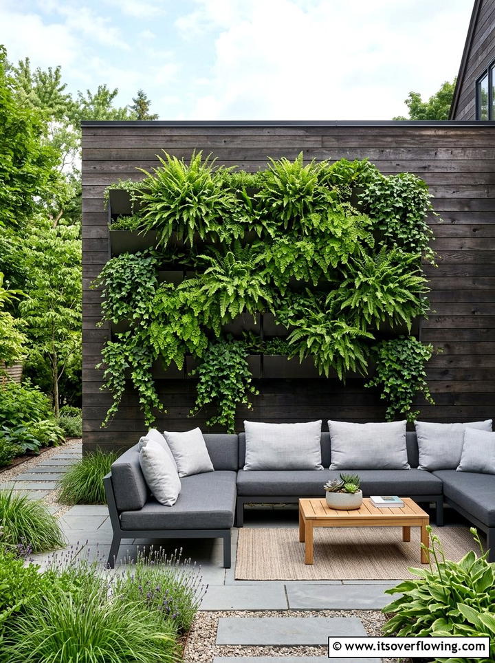 Vertical wall planter - 25 garden ideas with planters