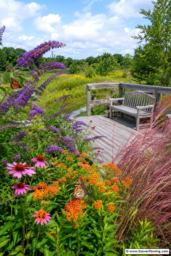 Vibrant Butterfly Magnet - 30 Perennial Flower Bed Ideas for Year-Round Blooms