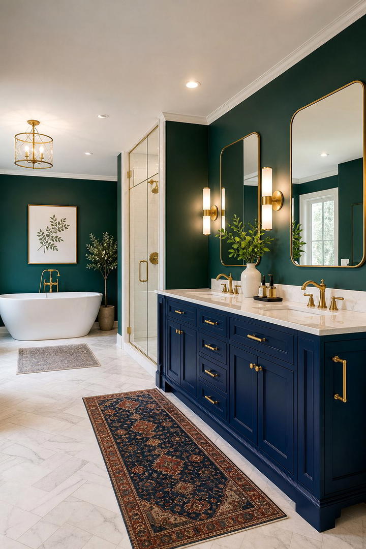 Vibrant Color Schemes - 25 Maximalist Bathroom Design Ideas for Bold Spaces
