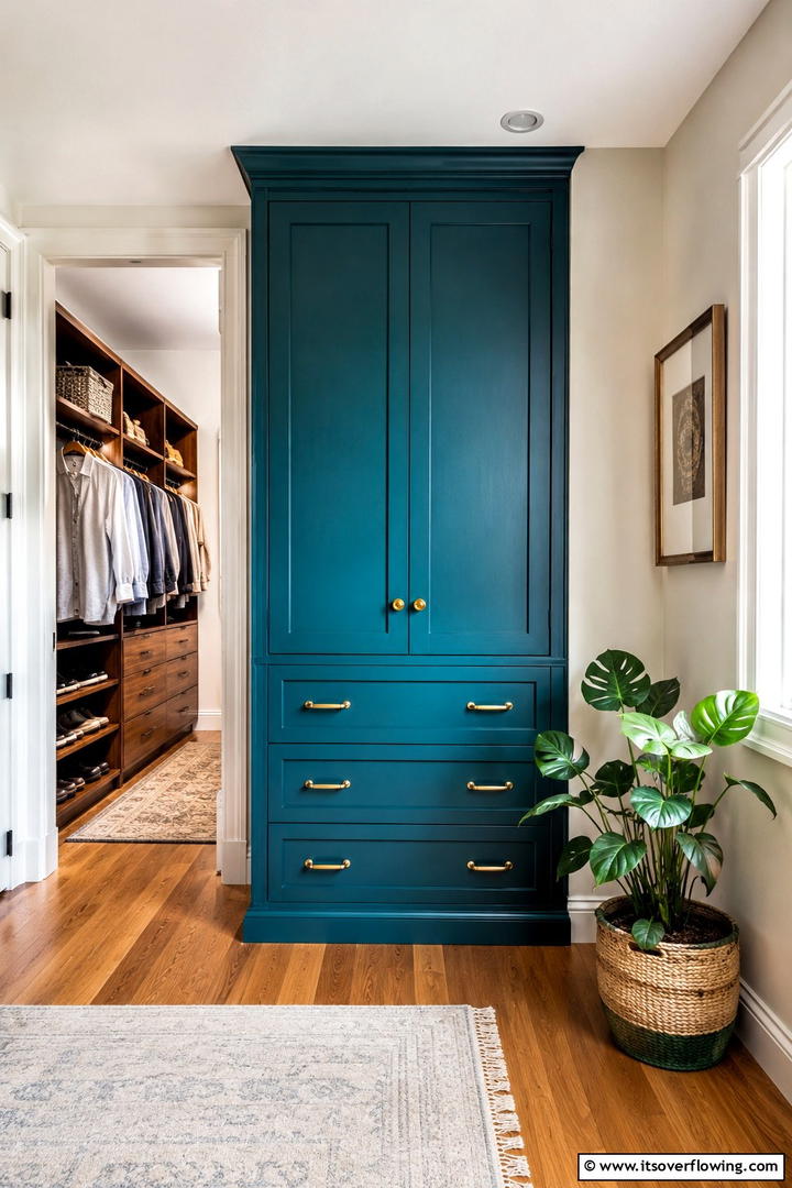 Vibrant Painted Storage Cabinet Revival - 30 Painted Furniture Ideas to Revamp Your Home Décor