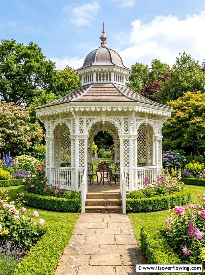 Victorian Gazebo - 25 backyard ideas with gazebo