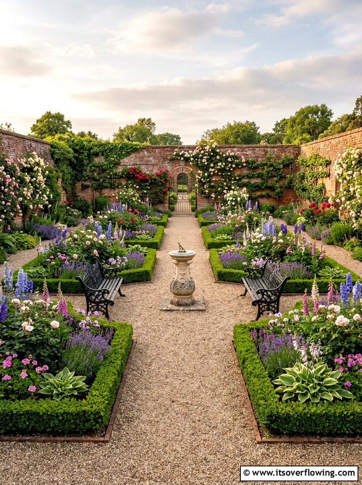 Victorian Walled Garden - 25 creative garden ideas with tea gardens