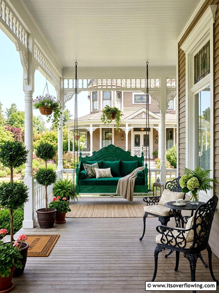 Victorian Wrap Around Porch - 25 front porch ideas with porch bed swing